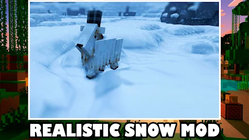 Realistic Snow Mod Minecraft