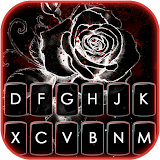 Gothic Bloody Rose Keyboard Theme icon