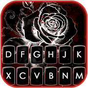 Gothic Bloody Rose Keyboard Theme