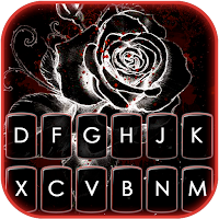 Тема для клавиатуры Gothic Bloody Rose