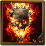Skull In Fire Magic FX icon