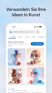 Microsoft Bing Suche Capture d'écran