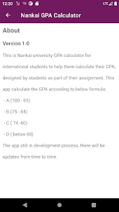Nankai GPA Calculator