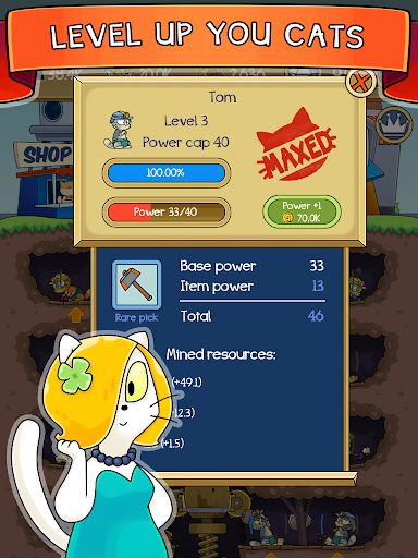 Dig it! - idle cat miner tycoon screenshots 13