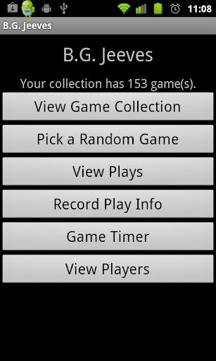 Android application B.G. Jeeves screenshort