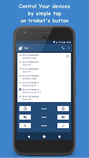 Android application GSM Trinket screenshort