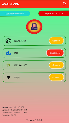 Avain VPN Screen 3