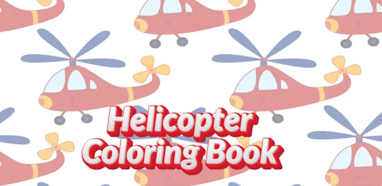 libro colorear helicóptero