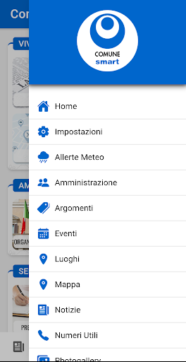 ComuneSmart+ Screen 2