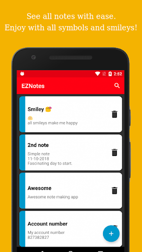 EZ Notes Screen 3