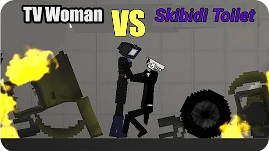 TV Woman VS Skibidi Melon Mods