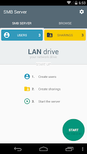LAN drive – SAMBA Server at Client Mod Apk (Naka-unlock) 1