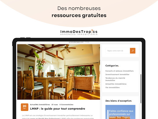 ImmoDesTropics - Annonces Immo