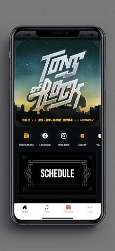 Android application Tons of Rock screenshort