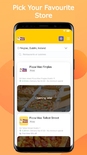 Pizza Max UK Screen 2