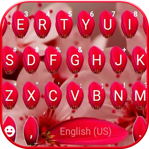 Love Rose Keyboard Theme  Icon