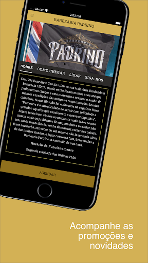 Barbearia Padrino Screenshot 4 - AppWisp.com