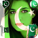 Pak Flag Face-Independence Day Flag Paint Editor icon