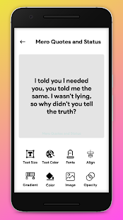 Mero Quotes and Status 1.0 APK + Мод (Unlimited money) за Android