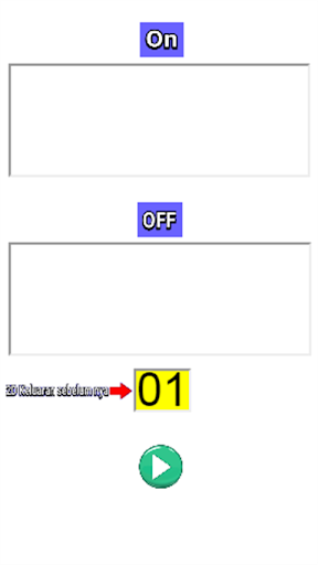 Android application ON OFF 2D screenshort