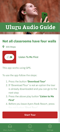 Uluru Audio Guide Screen 2