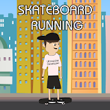 Skateboard Running icon