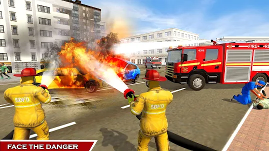 救援消防車遊戲