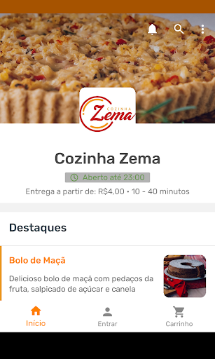 Android application Cozinha Zema screenshort