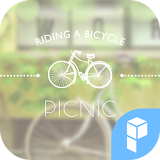 Picnic With Bicycle theme icon