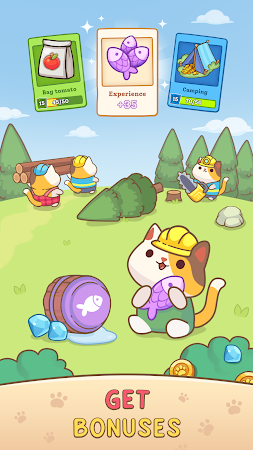 Game screenshot Farmer Cat: Idle Merger Tycoon apk download