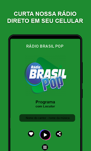 Android application RÁDIO BRASIL POP screenshort