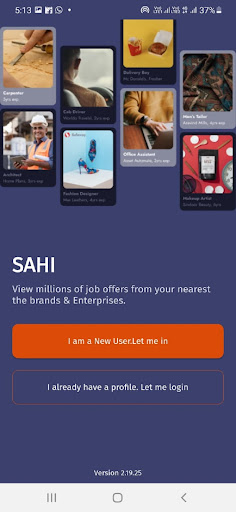 Android application SAHI Learn & Earn screenshort