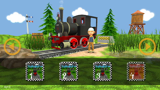 Android application My First Toy Train, train simu screenshort