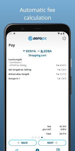 aerops payment app Screen 3