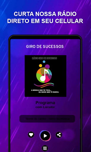 Android application Giro de Sucessos screenshort