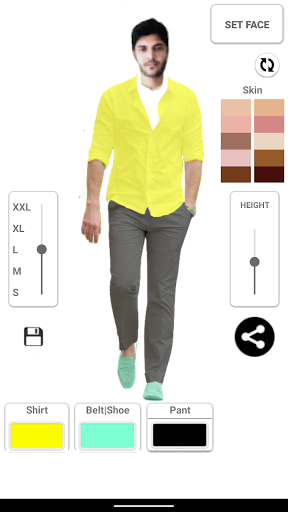 Man Formal Outfit - Shirt and