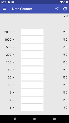 Note Counter Screen 2