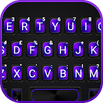 Cover Image of Download Neon Metal Business Keyboard T  APK