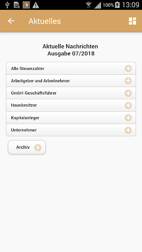 TaxEagle Steuerberatung Screen 2