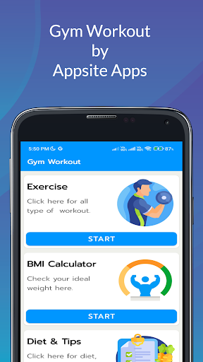 Android application Gym Workout App: Gym & Fitness screenshort
