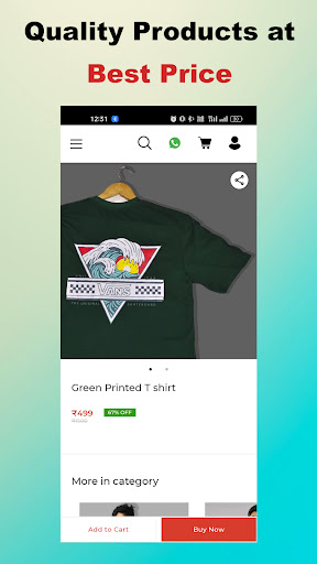 Android application RaajZone: Online Shopping App screenshort