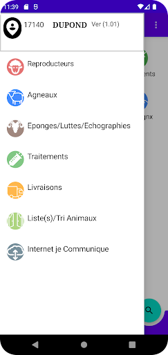 Android application Ovinmob screenshort