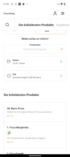 Pizza König Screen 3