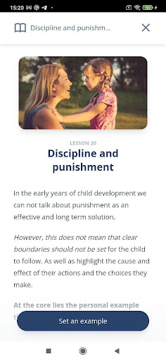Ommm Positive Parenting Screen 3