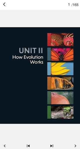Evolutionary biology Screen 3