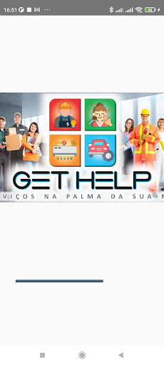 Android application Get Help screenshort