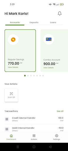 Agricultural Bank Screen 3