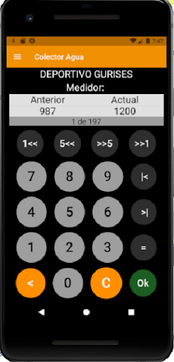 Android application Colector Cooperativas screenshort