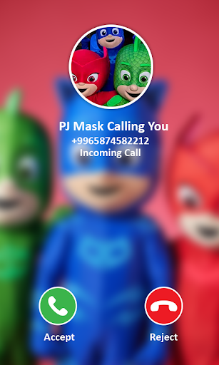 Android application PJ Heros Mask Video Call screenshort