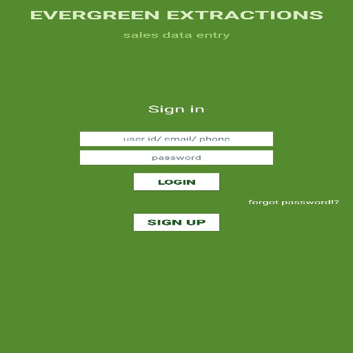 Android application EVERGREEN EXTRACTIONS screenshort
